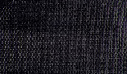 Closeup of seamless black leather texture