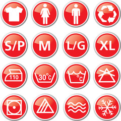 laundry icon set