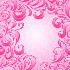Background with abstract floral pattern.