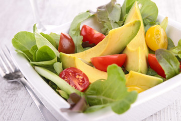 bowl of avocado salad