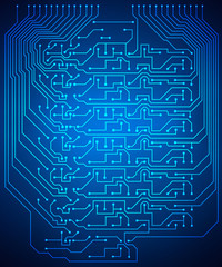 Circuit board background