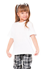 Fototapeta premium T-shirt on girl