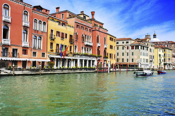 Fototapeta na wymiar The Grand Canal in Venice, Italy