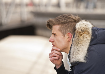 Portrait junger Mann