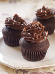 Chocolate and espresso cupcakes