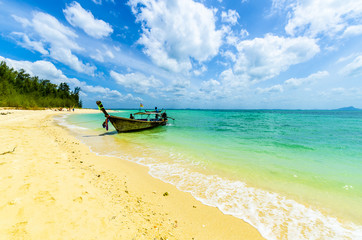 Ocean beach on a tropical island, Thailand