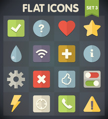 Universal Flat Icons for Web and Mobile Applications Set 3