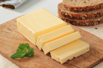 Block of fresh butter