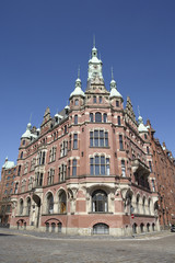 Fototapeta na wymiar Hamburg - Historisches Gebäude in der Speicherstadt