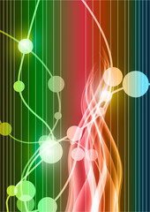 abstract art colorful background vector