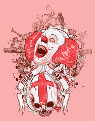 Freak Clown © Tshirt-Factory.com