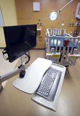 Computer Work Station Childrens Hospital Medical Recovery Room