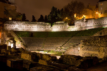 Roman Theater in Trieste, Italy