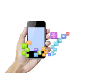 Touch screen mobile phone