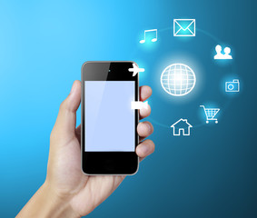 Touch screen mobile phone