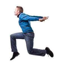 jumping man