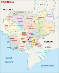 Kambodscha Administrativ