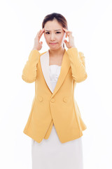 Fototapeta premium Young business having a stress