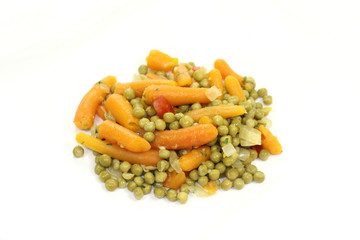 petits pois et carottes