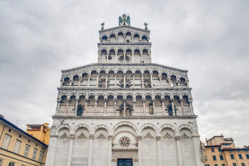 San Michele in Foro, a church in Lucca, Italy.