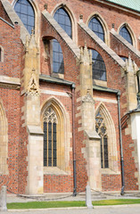 Obraz premium Gotische Architektur Detail Breslauer Dom