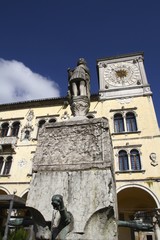 Fototapeta na wymiar palazzo dei rettori a Belluno, Piazza Duomo.