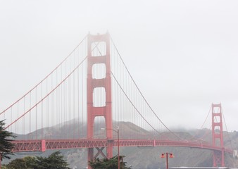 The Golden gate bridge of san francisco,march 2013