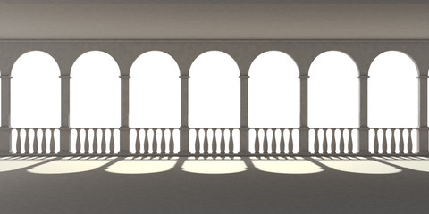 arch on a white background