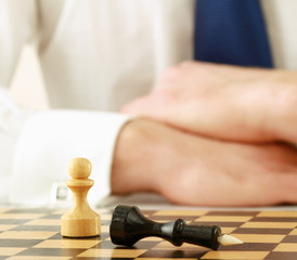 Man playing chess