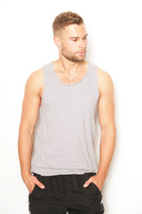 Fototapeta premium attraktiver sportlicher Mann