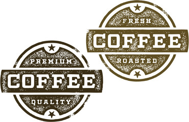 Vintage Premium Coffee Stamps
