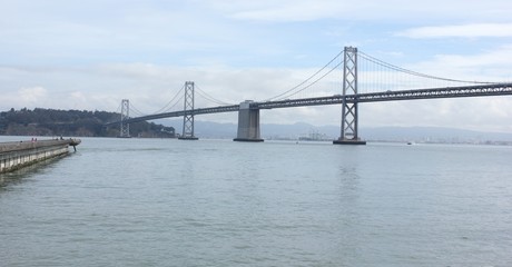 Bay bridge ,san francisco, march 2013