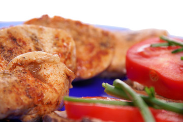 Tomaten und Fleisch