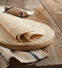 Whole wheat tortillas
