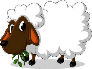 cute sheep cartoon