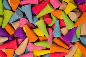 Colorful incense corn