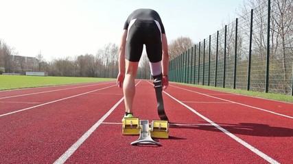 handicapped sprinter - Powered by Adobe