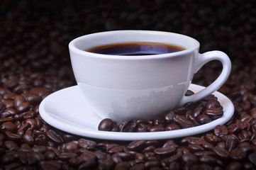 A cup of Black coffee