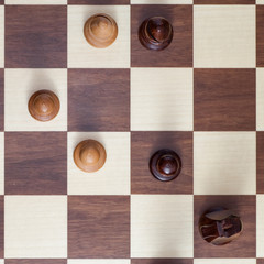 Fototapeta premium chessboard above