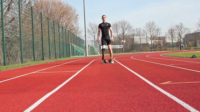 handicapped sprinter