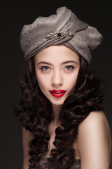 Portrait of a woman in turban