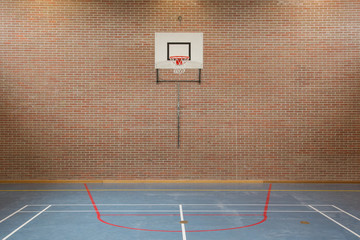 Interior of a gym at school © michaklootwijk