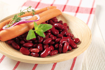 Red beans and sausages