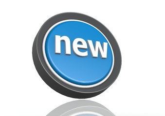 News round icon in blue