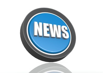 News round icon in blue