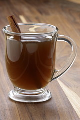 hot fresh apple cider