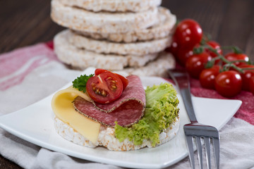 Rice Cakes on a plate