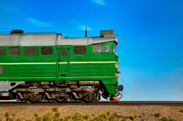 Fototapeta na wymiar stare lokomotywy