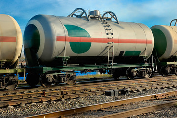 Fototapeta na wymiar railway tank