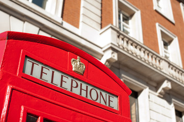 Red Telephone Box, London, UK